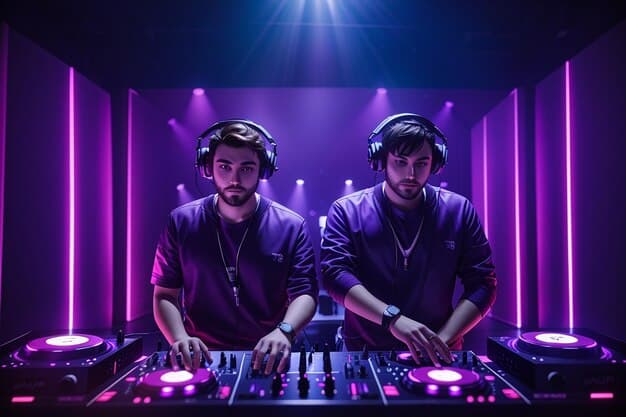L'équipe de DJ et techniciens Rezo Event La Rochelle